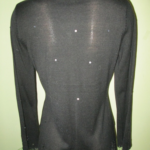 MICHELLE NICLE  TOP SEQUINS SILK - Picture 4 of 4
